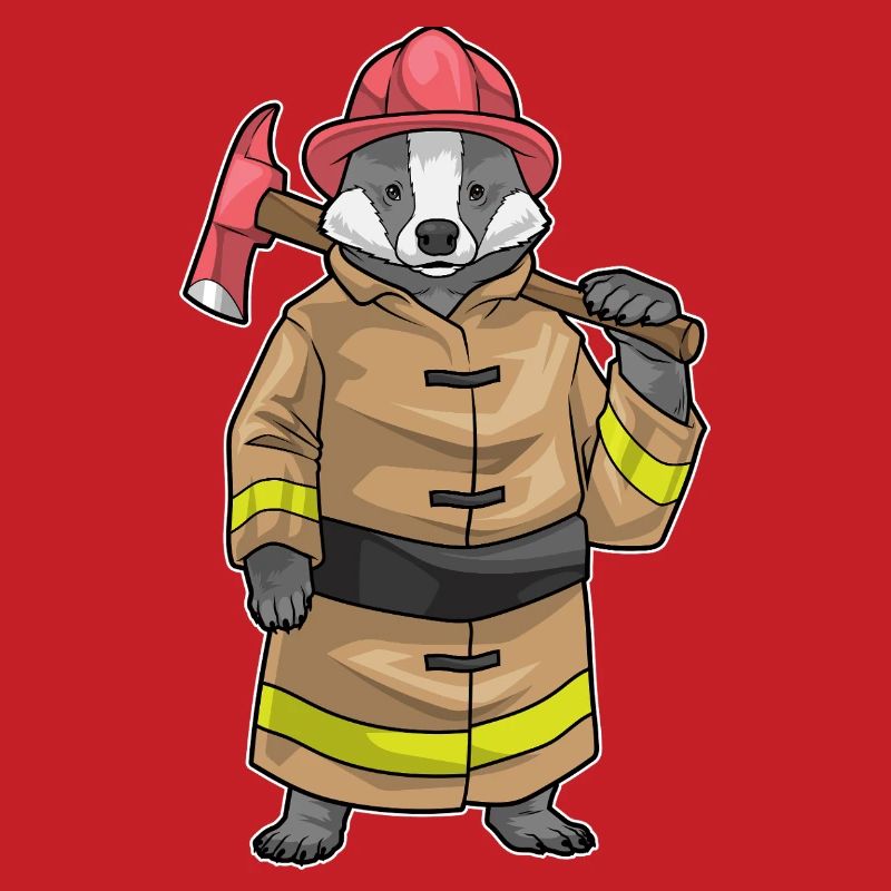 Badger Firefighter Axe Fire Brigade
