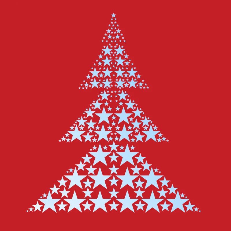 Blauer Weihnachtsbaum