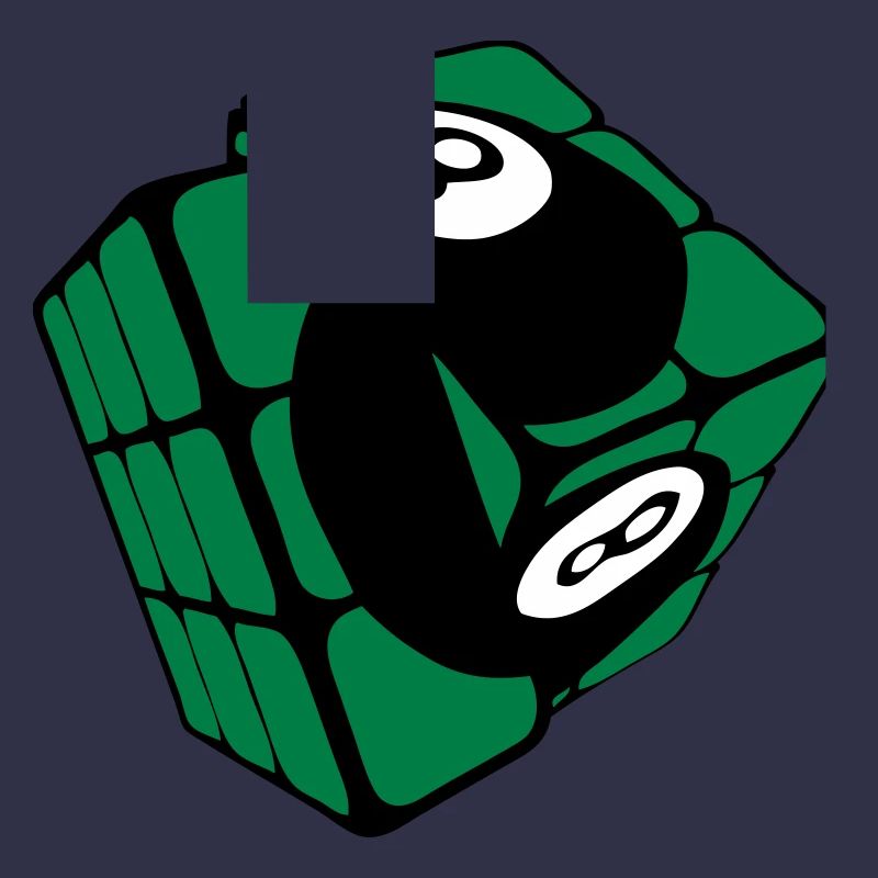 cube billard boule rubi forme