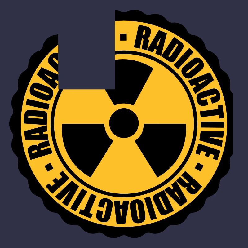 stamp danger caution caution caution atomic bomb