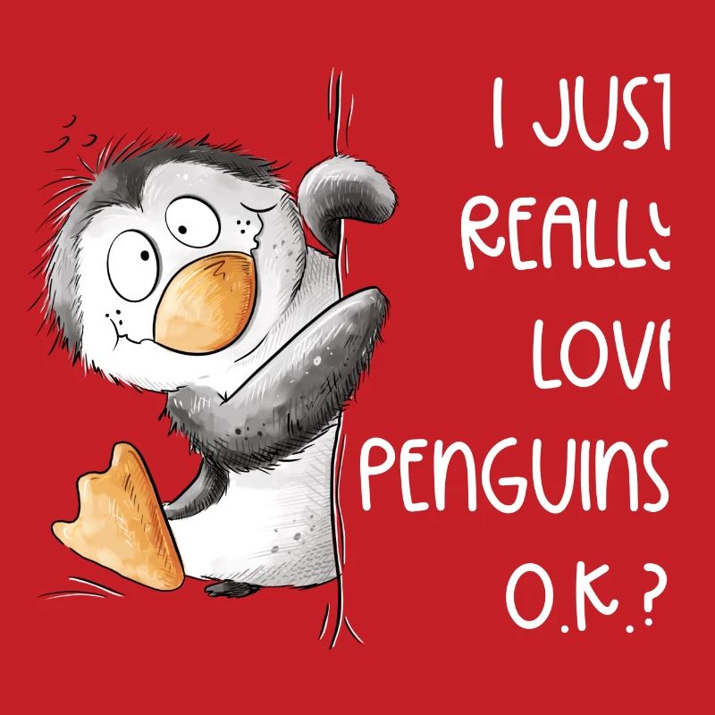 Drolliger Pinguin I Just Really Like Penguins