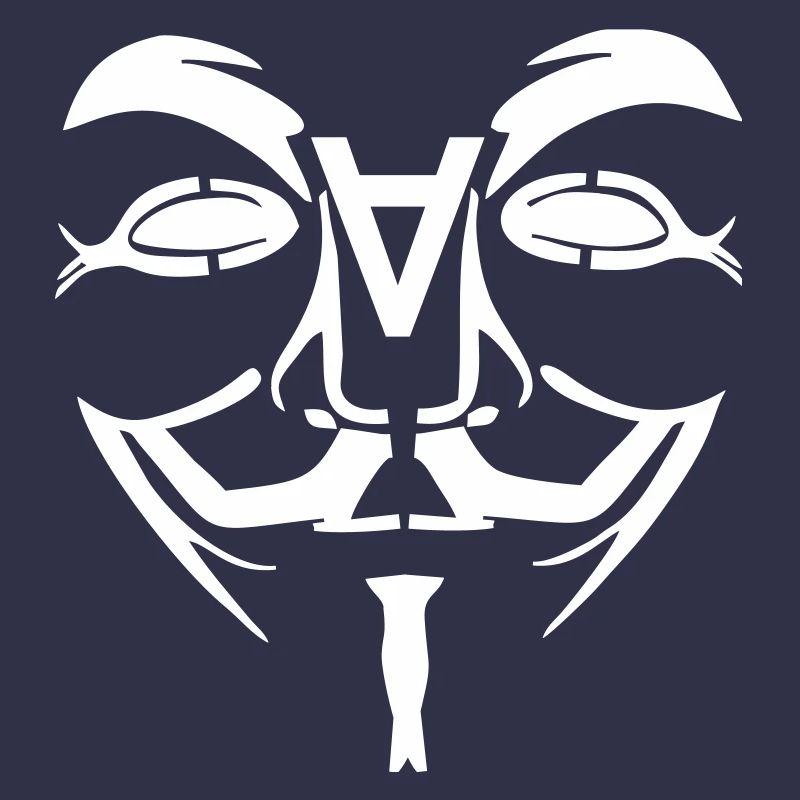 Anonymous Design Face with A