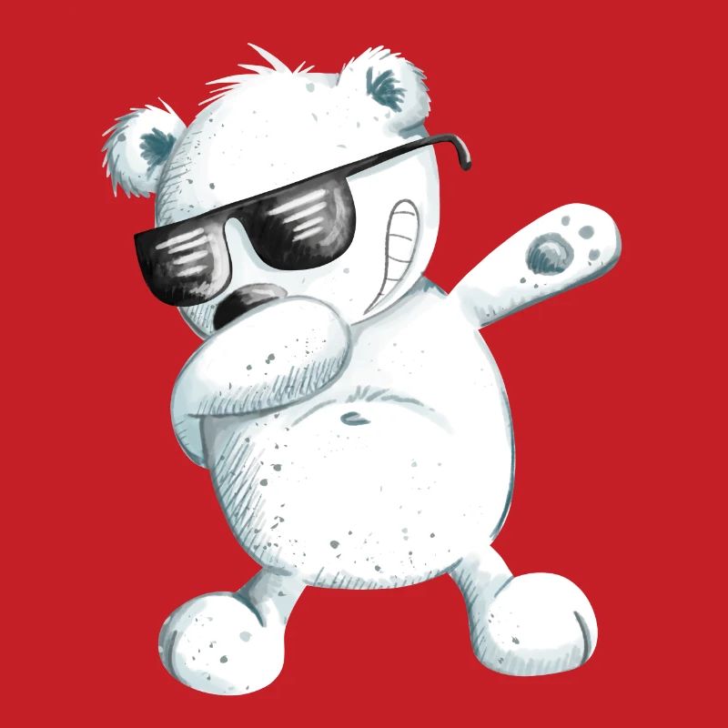 Dabbender Eisbär I Dab Dance Tiere I Dabbing Bär
