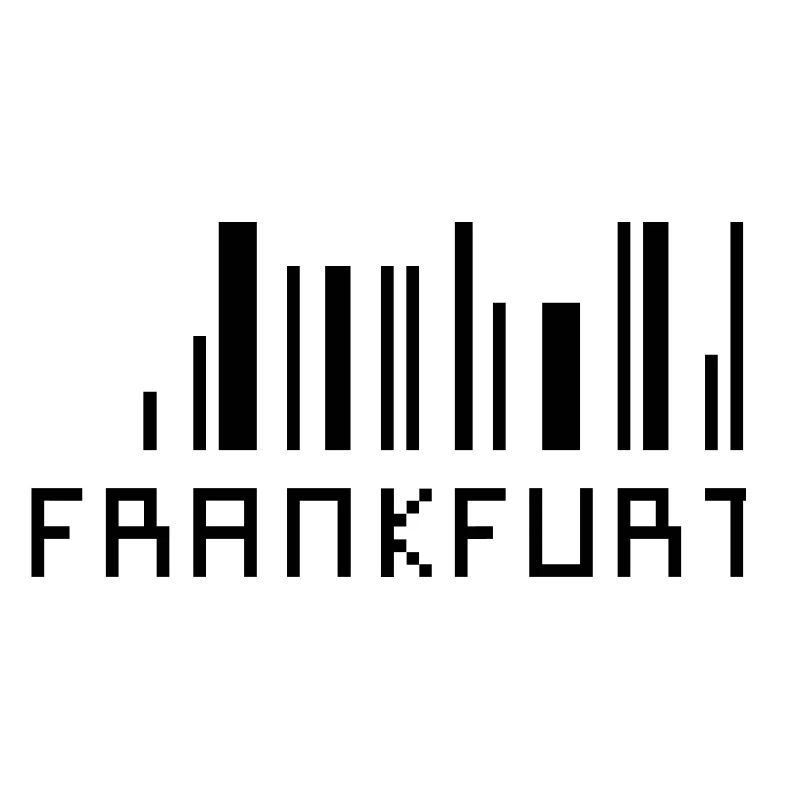 Frankfurt Skyline Barcode - Hessen