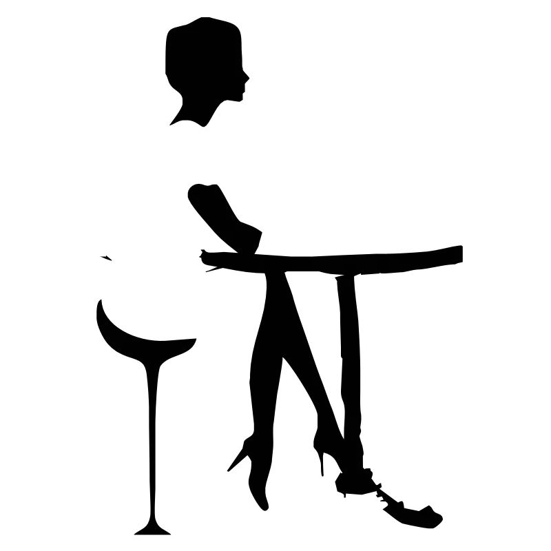 At the table