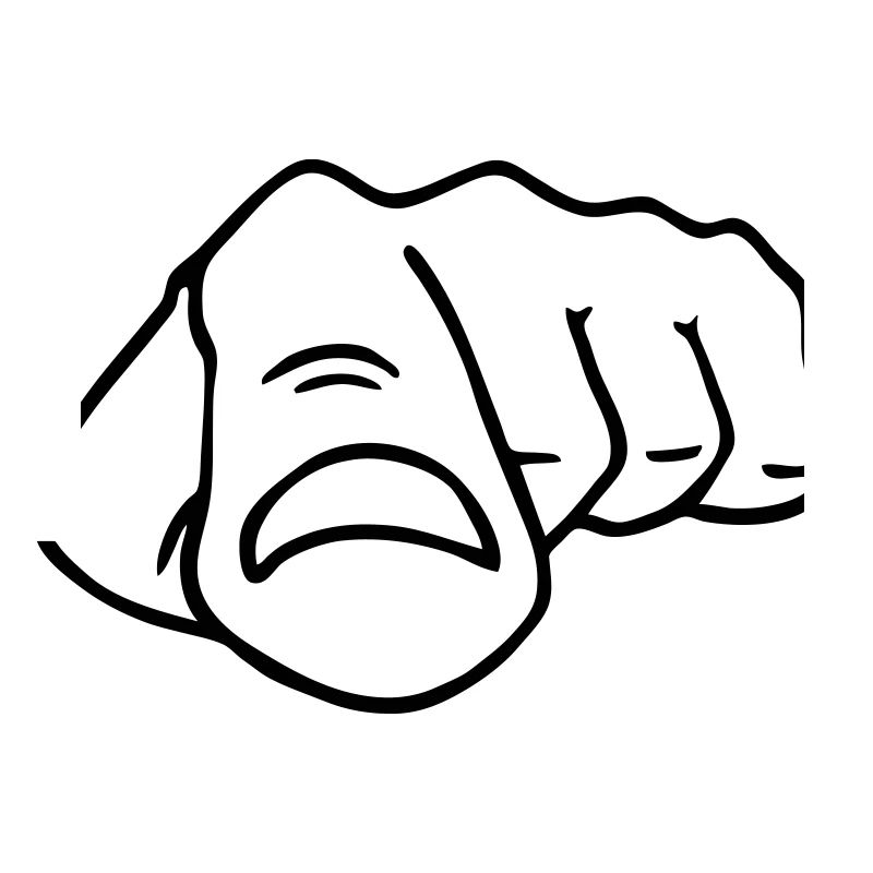 pointing finger