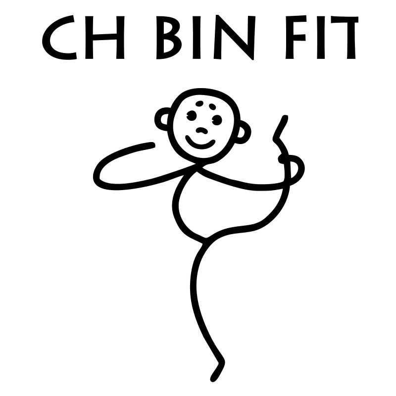 Strichmännchen - Ich bin fit