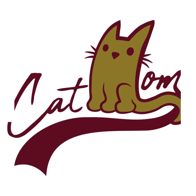 Texte de conception de maman chat
