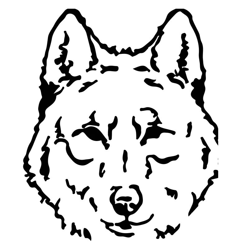 wolf face