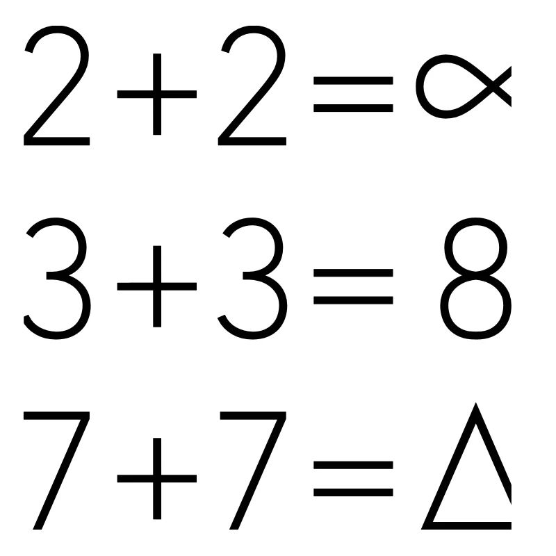 Hipster Math Ace Style expect infinite triangle