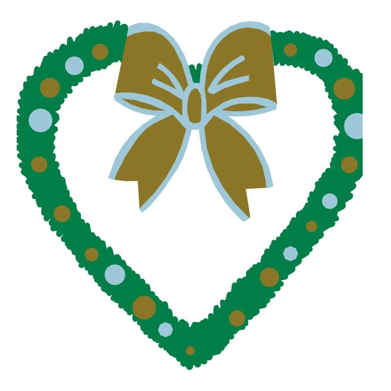 Décorations de Noël Vert