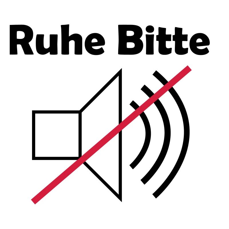 Rest please! with speaker icon