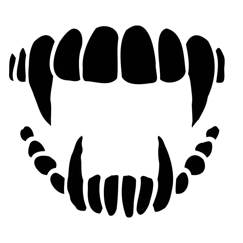 Conception de dents de vampire