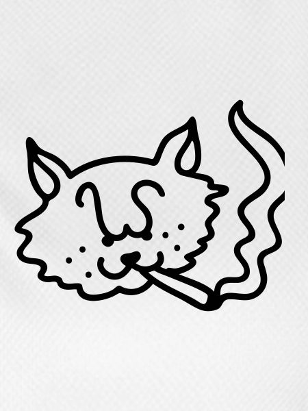 Smoking Cat - Line