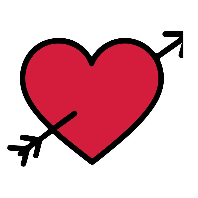 Symbole de coeur Flèche