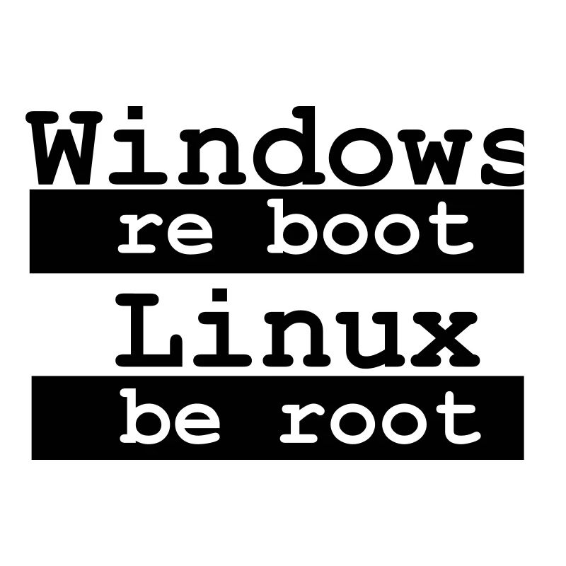 Windows re boot - Linux be root