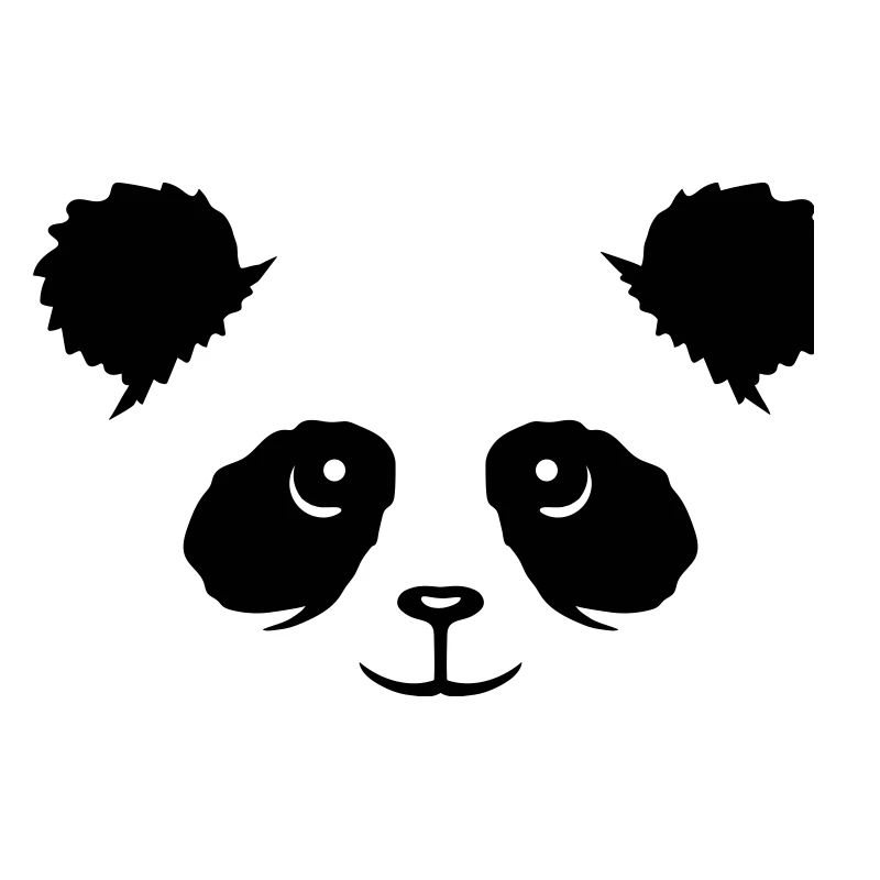 Panda Bear Face Cute Head Cute Smile Cute Nice