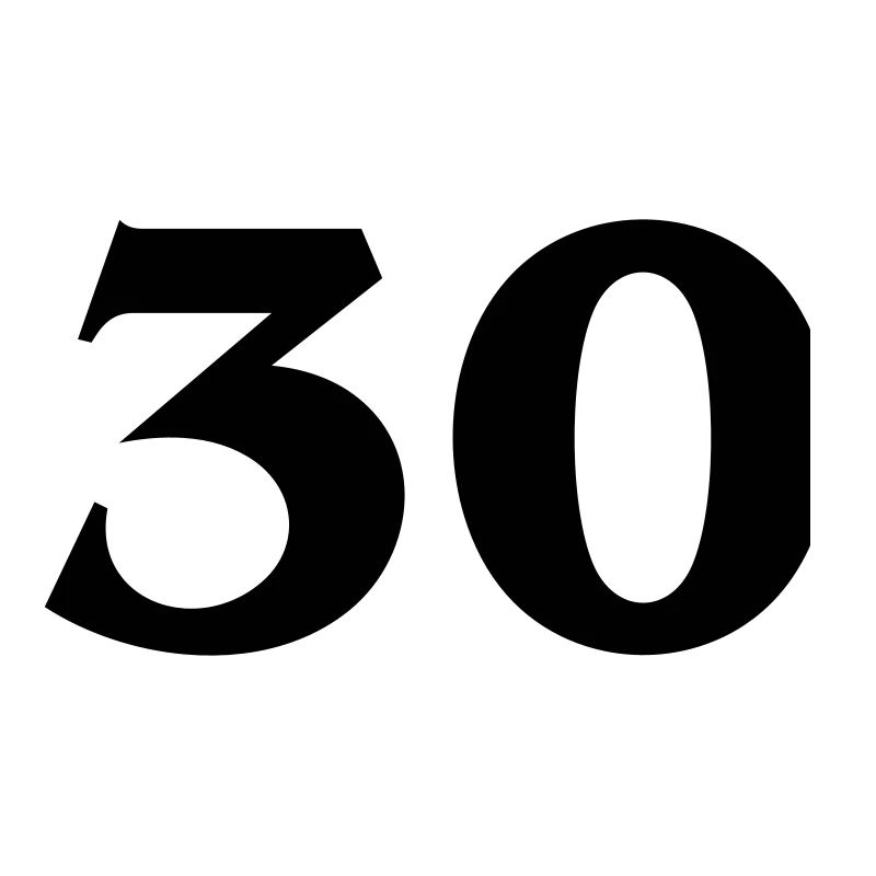 Zahl 30
