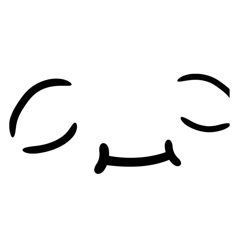 Conception de visage détendue