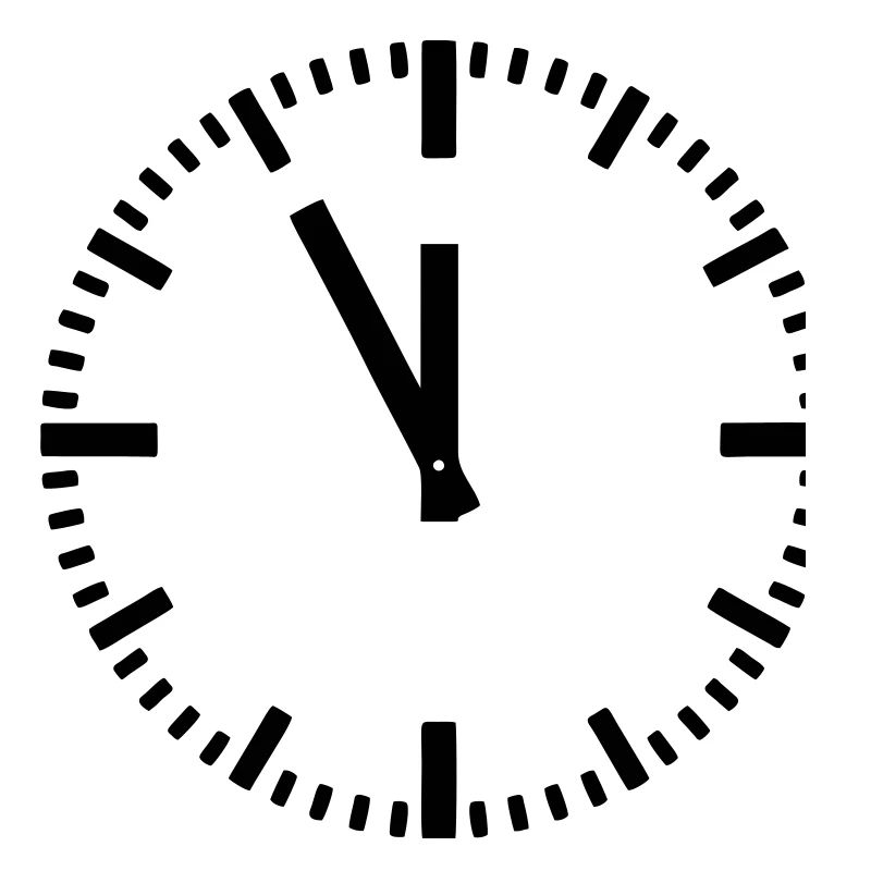 Clock-11:55