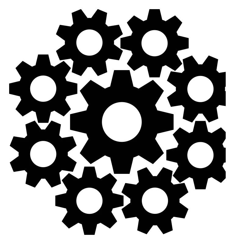 cool circle round pattern mechanical worker engineering