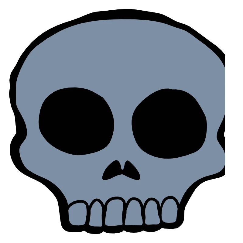 Skull skeleton cool design