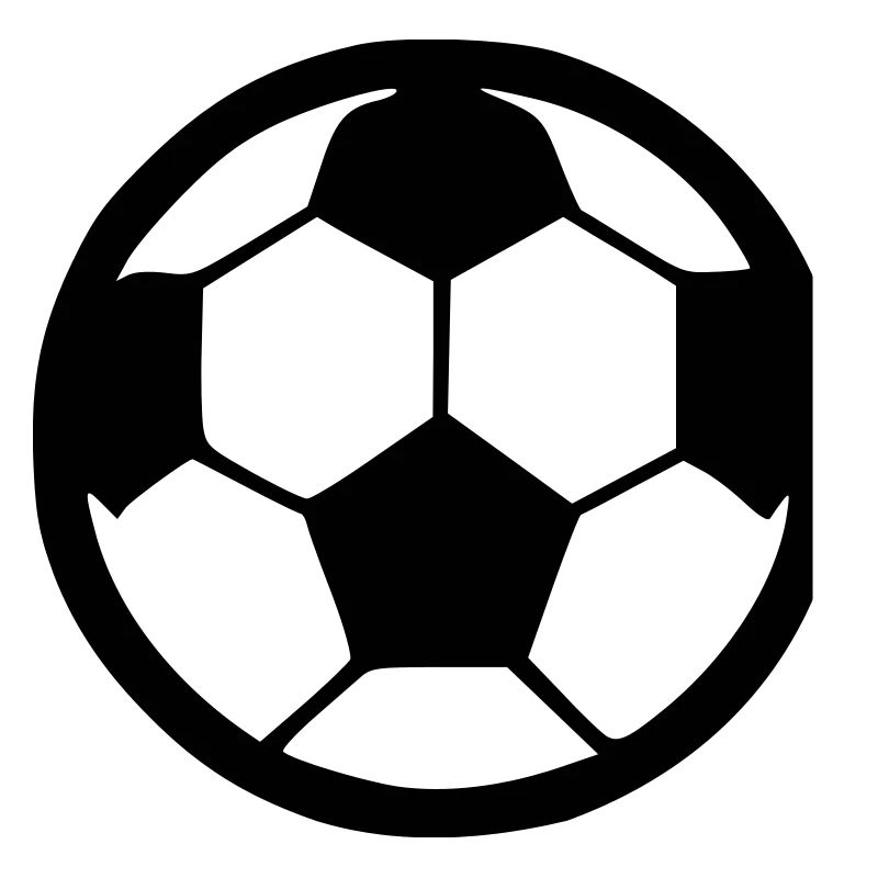 Soccer Symbol Minimal Icon Vector