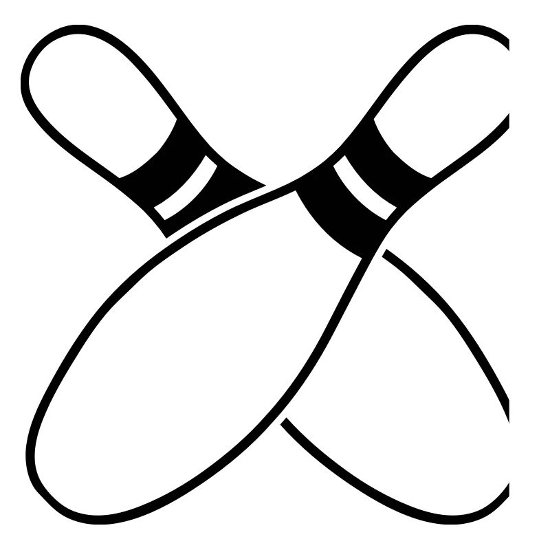 2 Bowling Pins