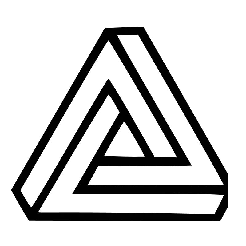 Triangle Visual Illusion