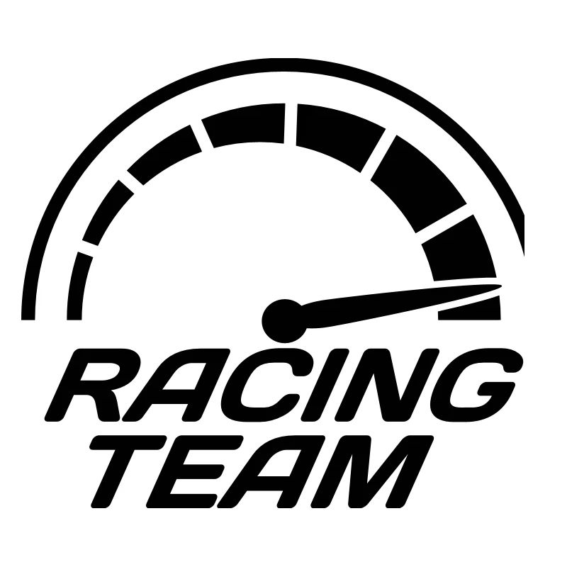 Racing team speedometer quick lawn