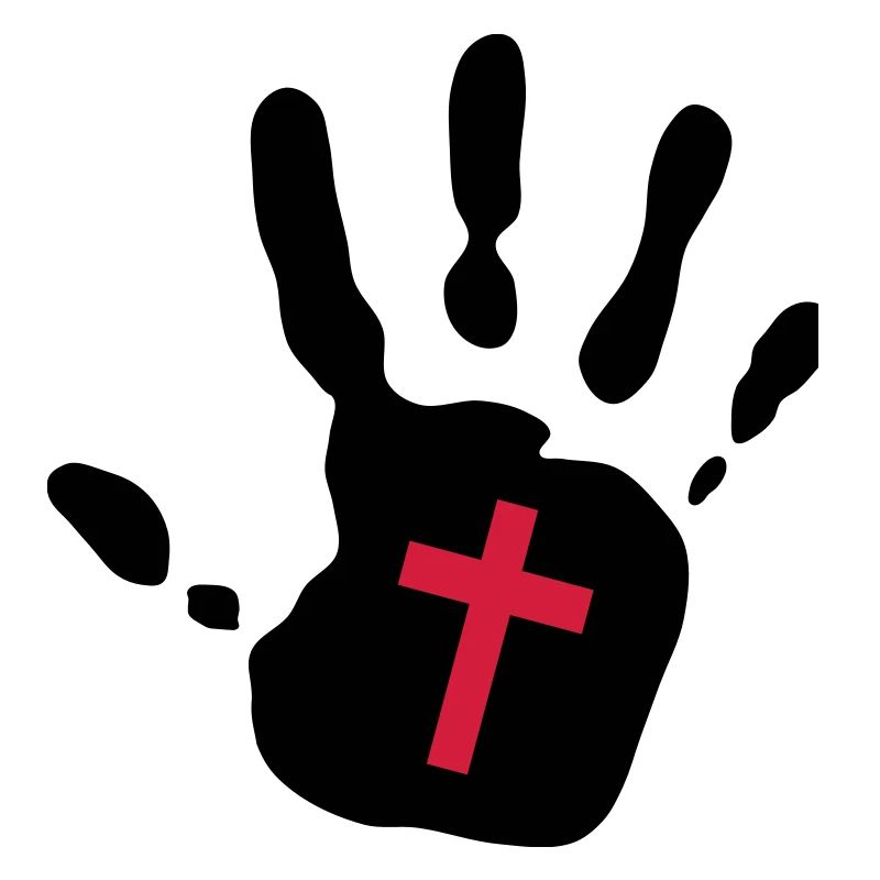 empreinte de la main de la Croix- 2c