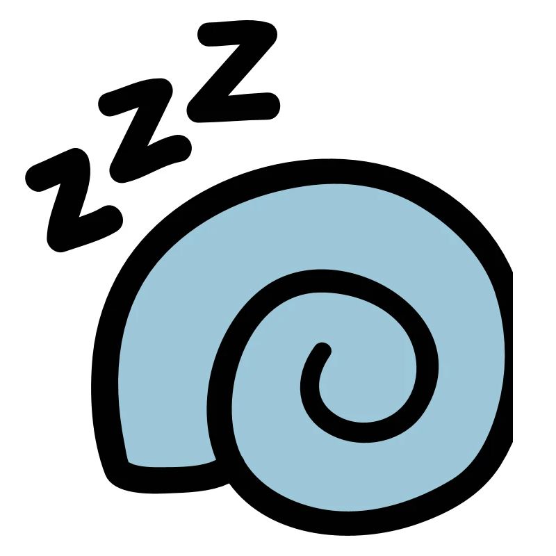 Sleeping snail