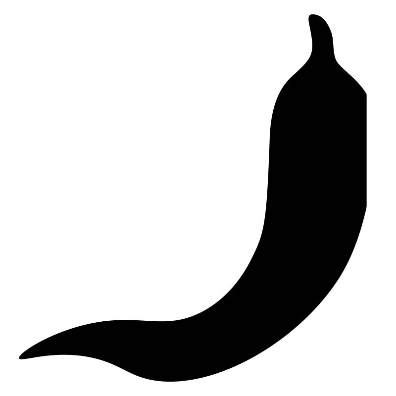 Chilli vector outline