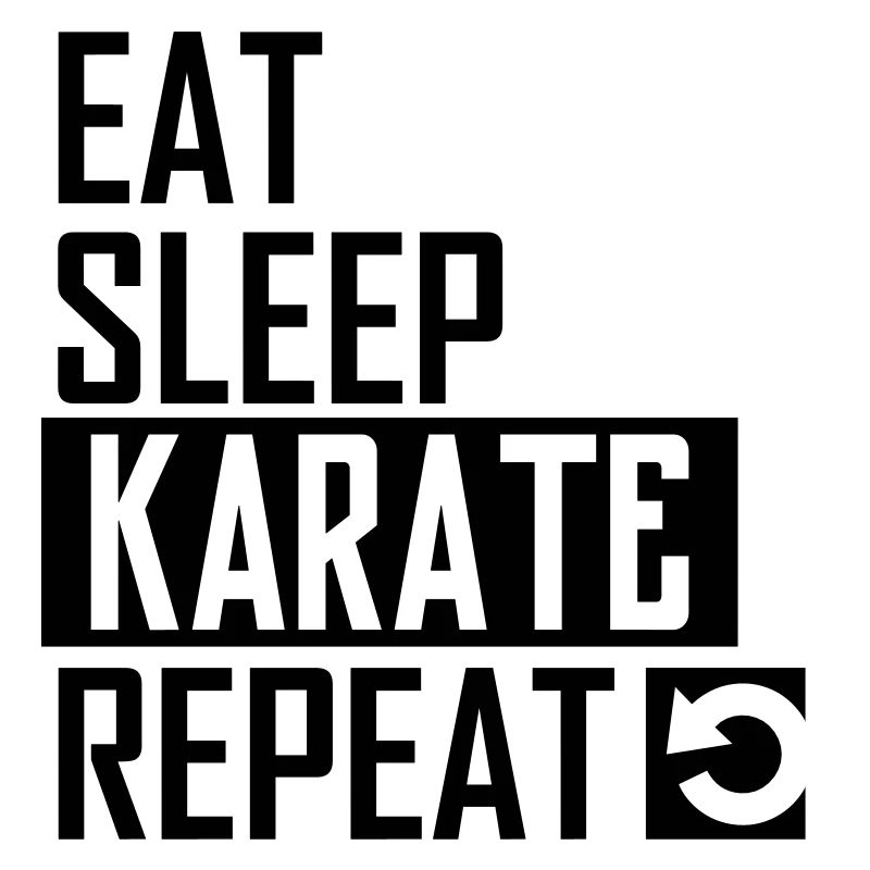 eat sleep karate