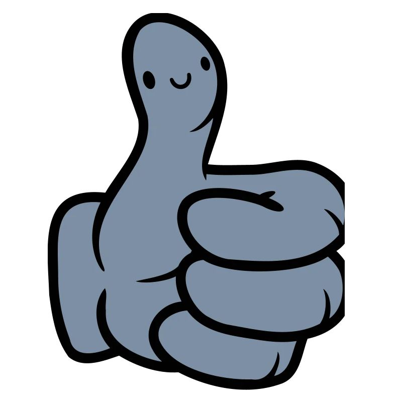 Face Comic Hand Thumb