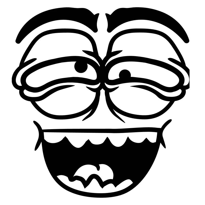 Laugh grimace crazy crazy face comic cartoon funny