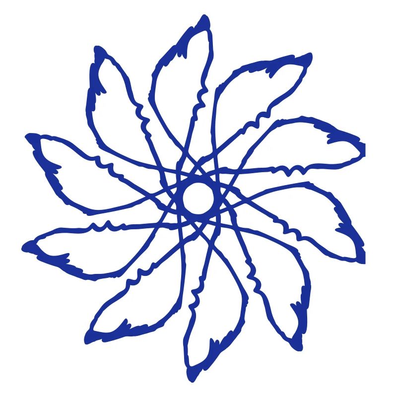 Random patterns circled Vectorgraphic