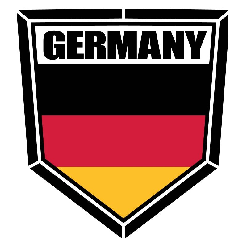 text schild wappen form button 3 farben deutschlan