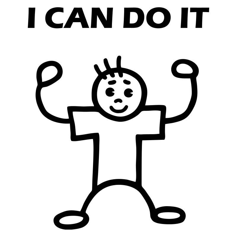 I CAN DO IT - man