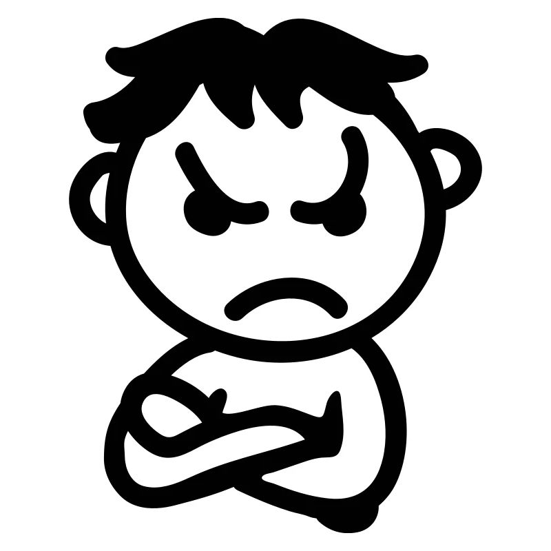 bad mood - line