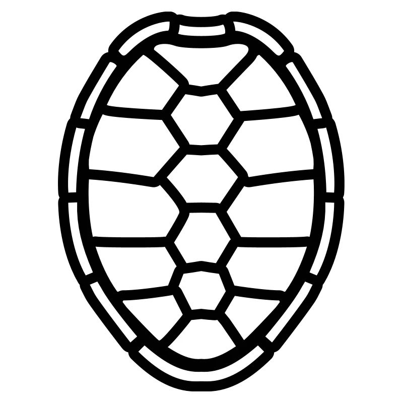 pattern turtle shell design logo comic cartoon tur
