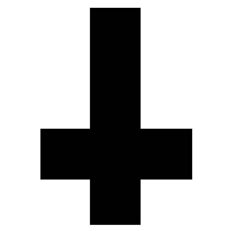 cross upside down