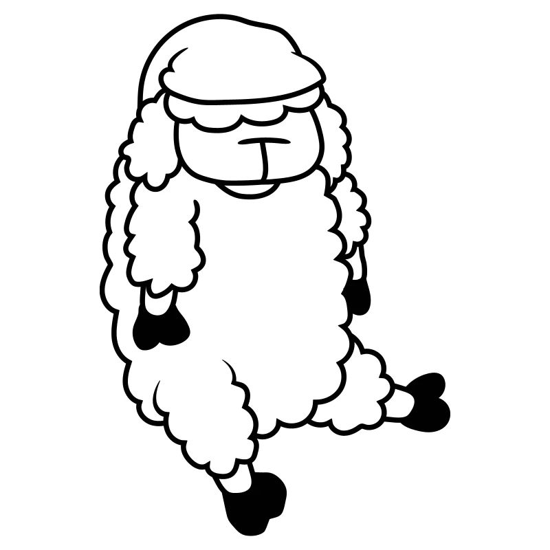 Sleeping Sheep Sleeping Cap