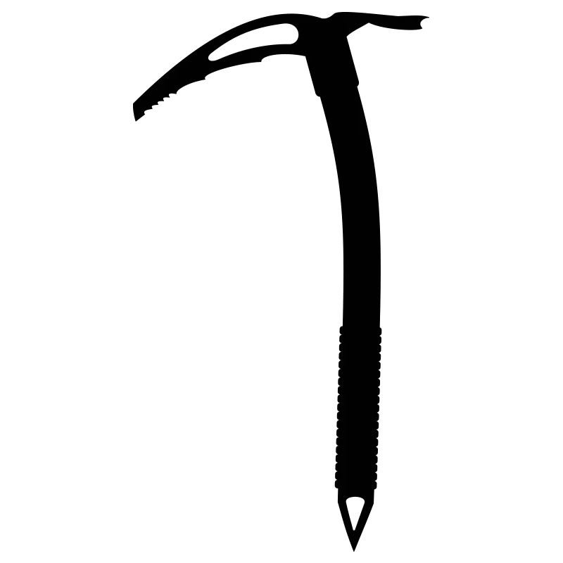 Eispickel Links Dunkel