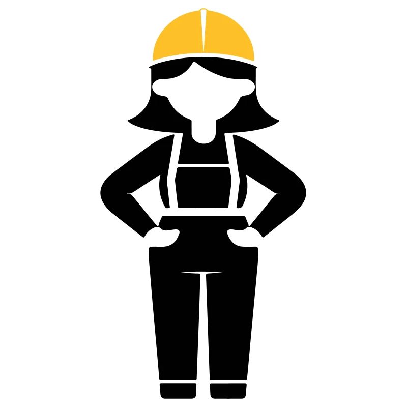 Bauarbeiter Frau