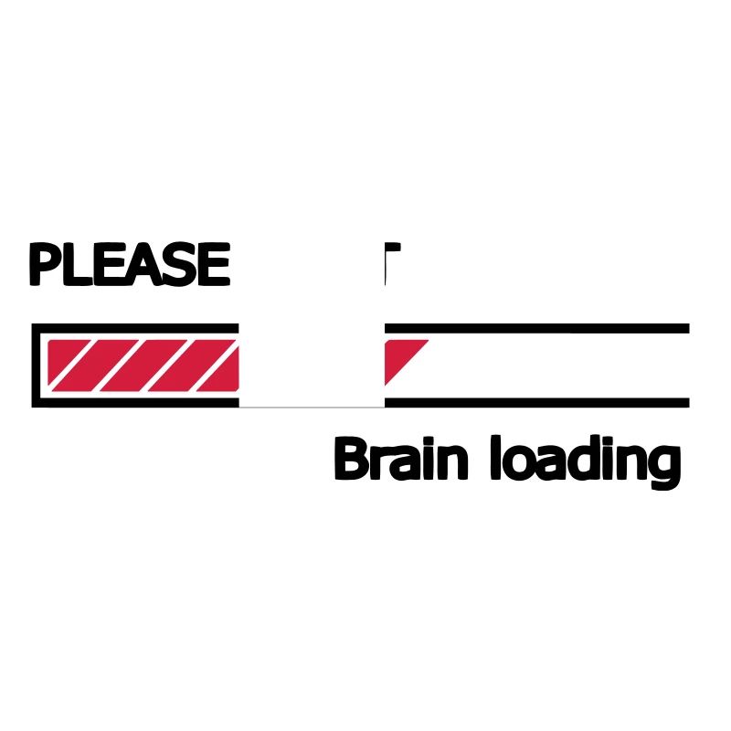 Please wait Brain loading progress bar Loading Bar