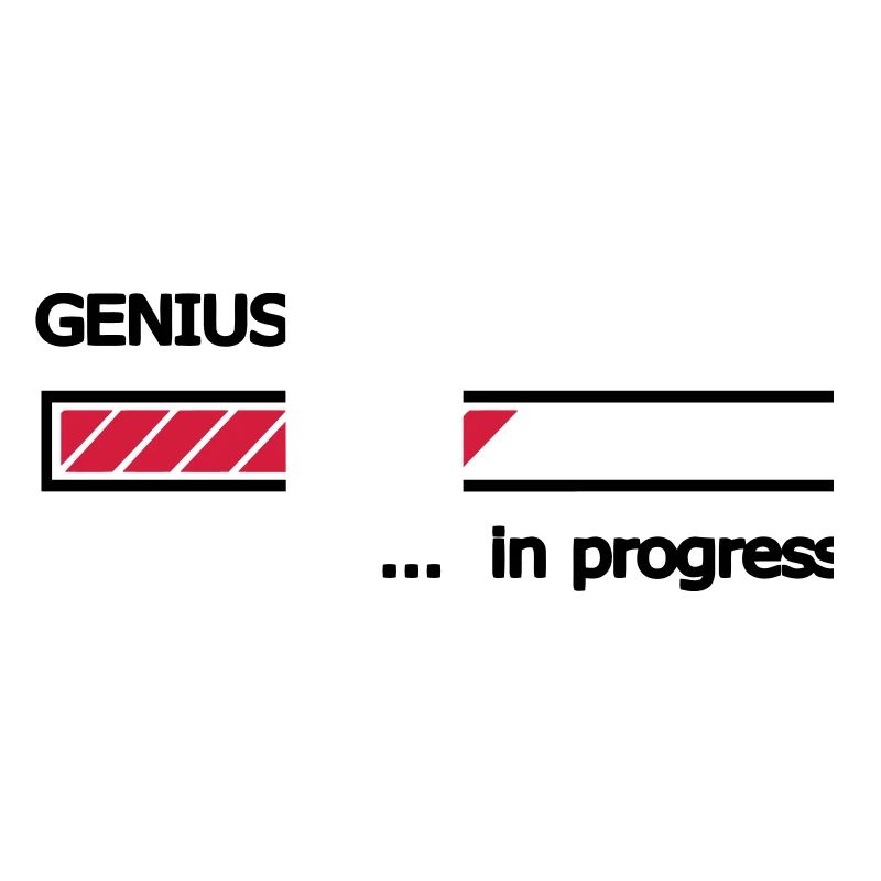 Genius in Progress Ladebalken Loading Bar