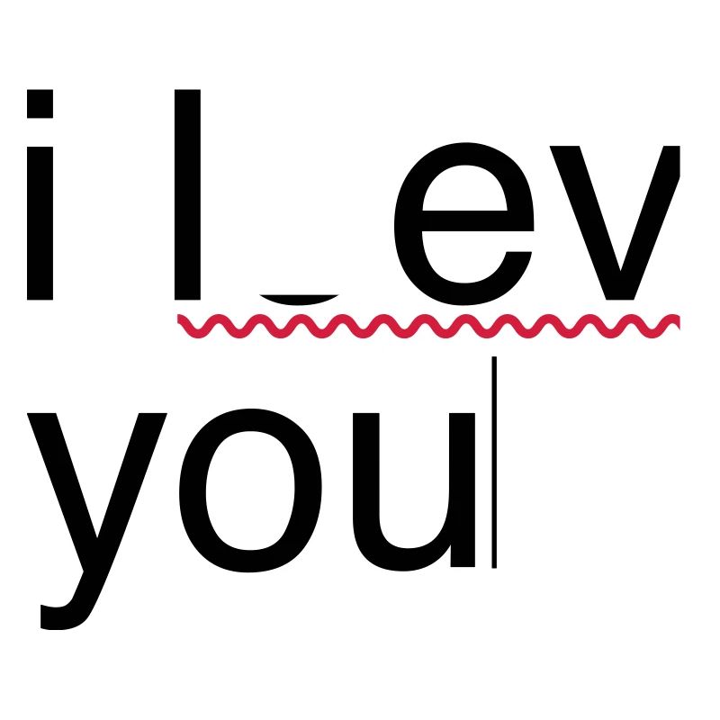 ich liebe dich Fehler