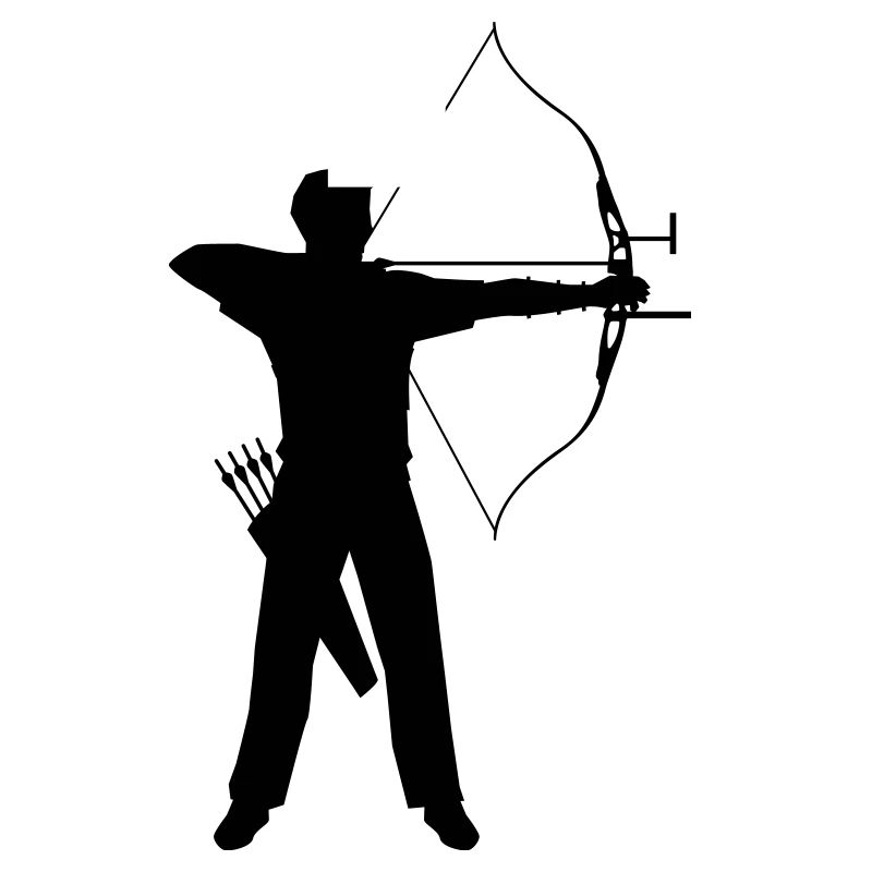 Bogenschießen-Bogen und Pfeile