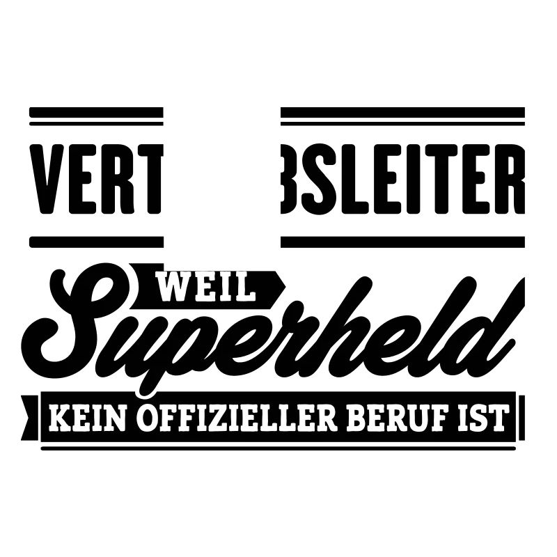 Superheld Vertriebsleiter